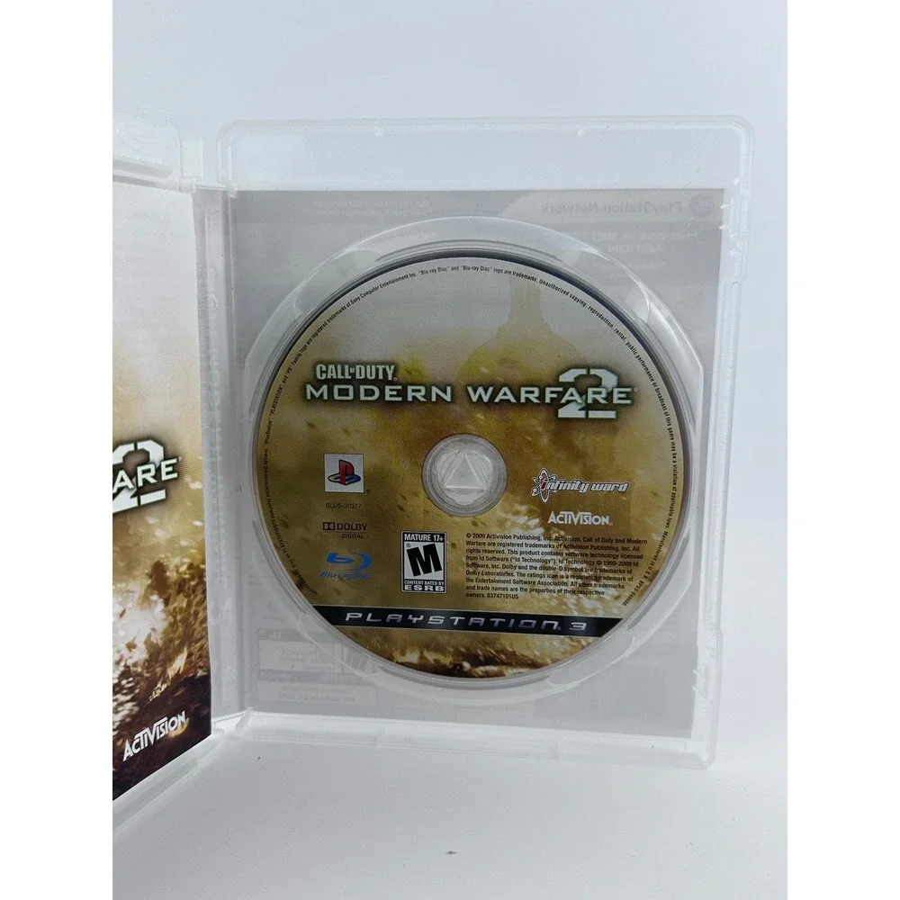 Call of Duty Modern Warfare 2 PS3 Game PlayStation 3‎ Activision w/ manual